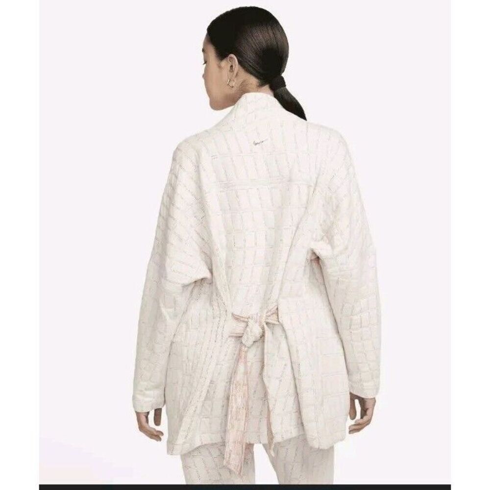 NIKE Womens Yoga Jacquard Reversible Cardigan Robe Size 1X Oversized NWT - Picture 5 of 13